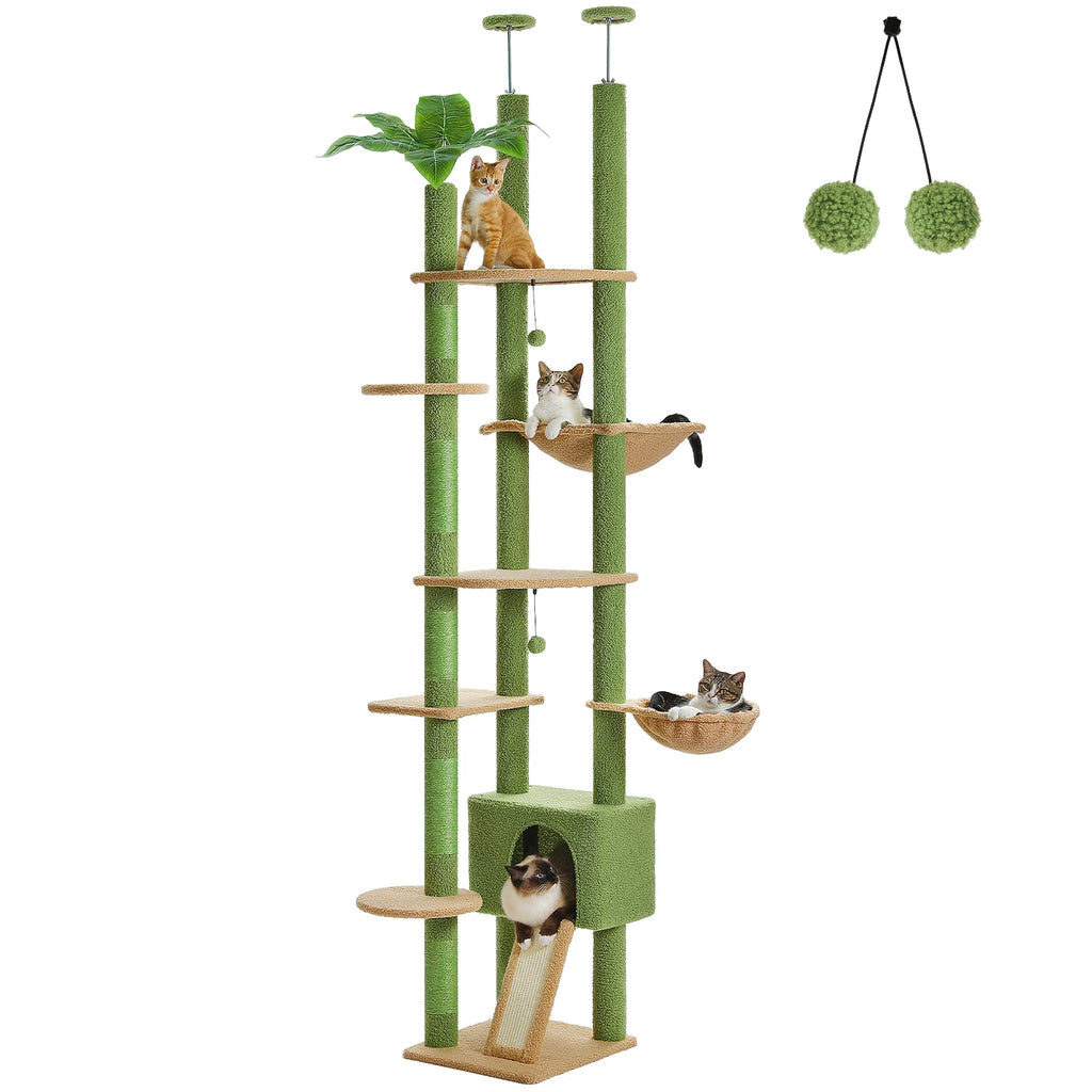 Cactus Floor-to-Ceiling Cat Tower — product view 8