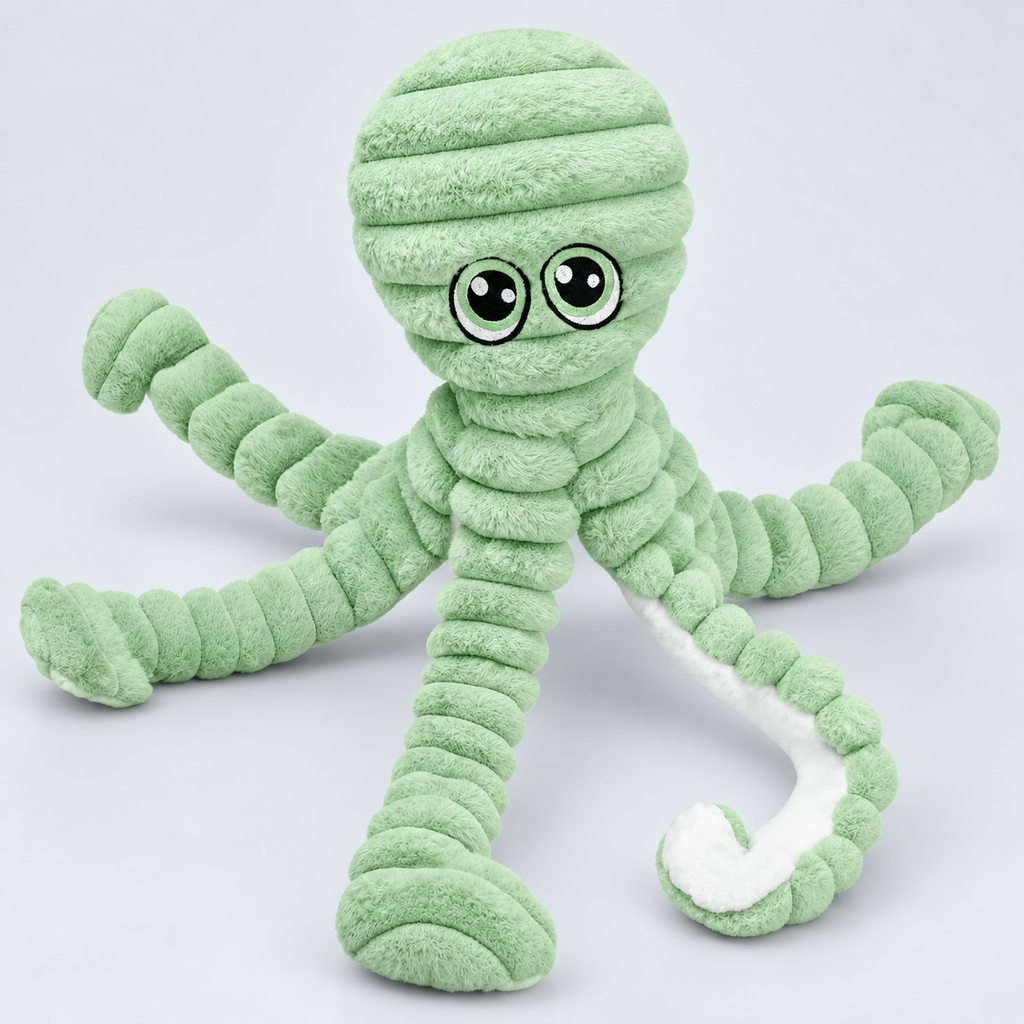 Octopus Toy — studio product photo